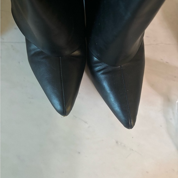 Fold over heeled boots -size 8 - Picture 4 of 6